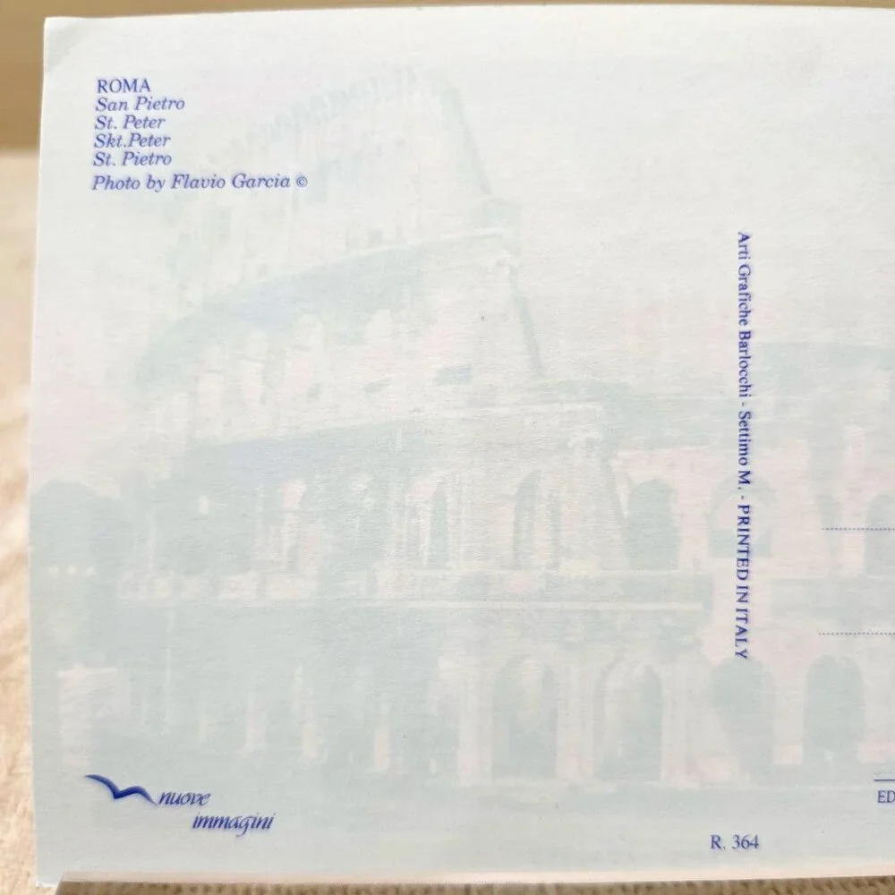 Vintage Postcard 2000 rome